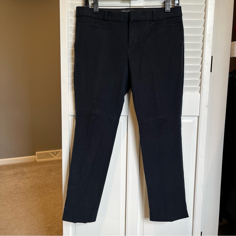 Banana Republic Sloan Curvy Fit Dress Pants Navy